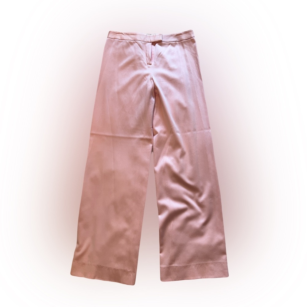 Emanuel Ungaro Wool-Silk Wide Leg Trousers